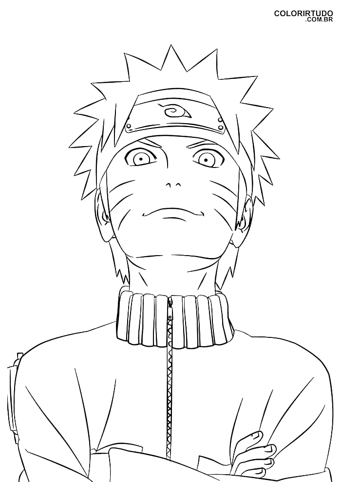 Como Desenhar 10: Como Desenhar o Naruto