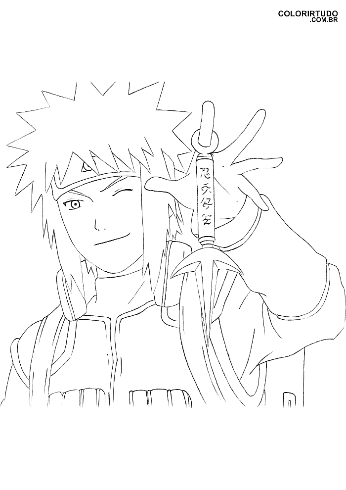 Como Desenhar Naruto / Minato - How To Draw Naruto / Minato ( Naruto ) 