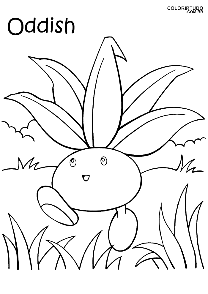 Desenhos do Pokémon para Colorir e Imprimir - Colorir Tudo