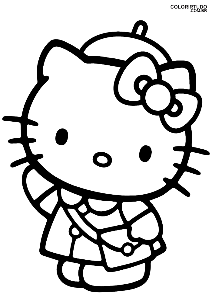 desenhos da hello kitty para colorir 50