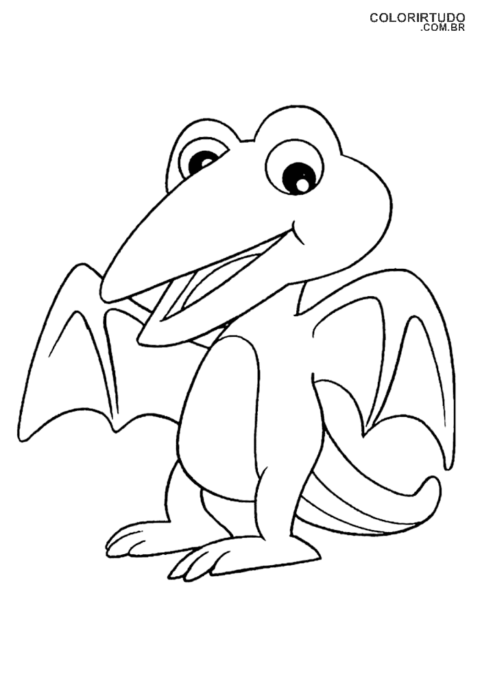 Dinosaure à colorier