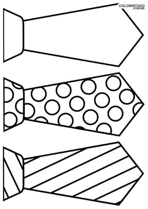 father's day coloring pages 3 ties with details to print father's day coloring pages 3 ties with details to print