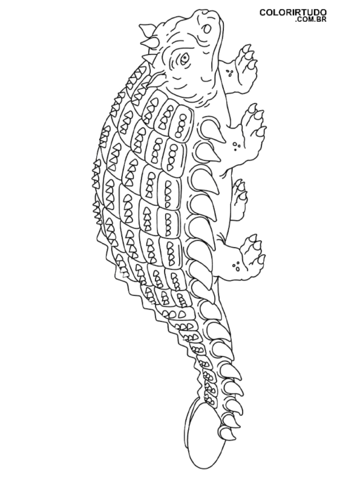 coloriage dinosaure à imprimer