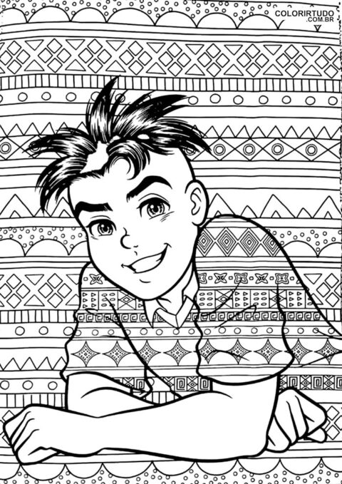 Kolorowanki Monica's Gang Young Chives