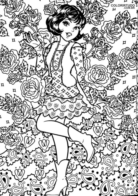 kolorowanie gangu moniki młoda magali