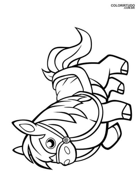 desenho de cavalinho para colorir