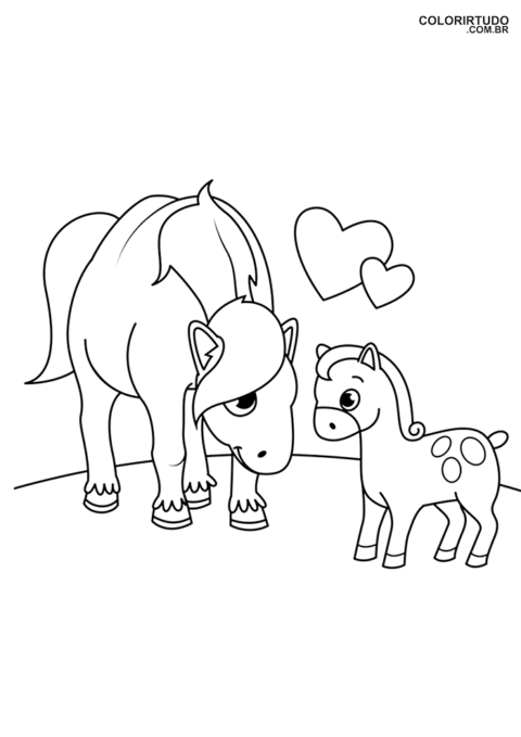 desenho de cavalinho para imprimir