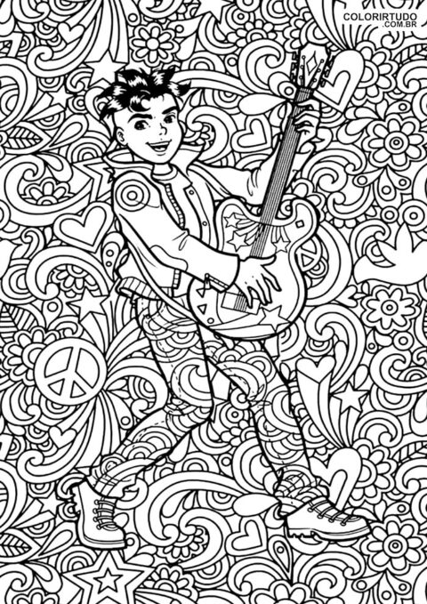 młode monica gang obrazy do kolorowania