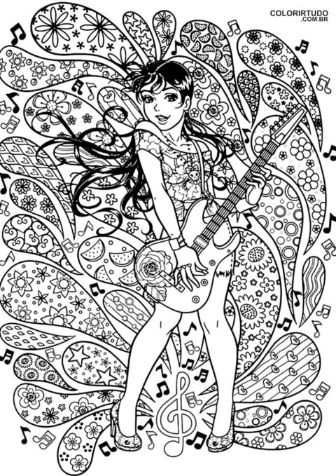 młode monica gang obrazy do kolorowania