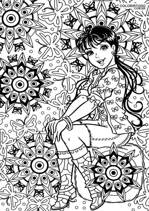 kolorowanka monica baby