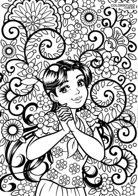 kolorowanka gang młodej moniki