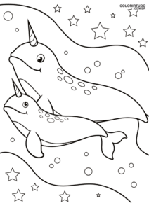 Animaux marins à colorier et à imprimer