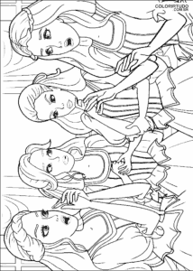 Disegni da colorare di Barbie da stampare
