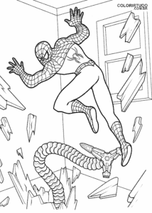 Spiderman Coloring Page