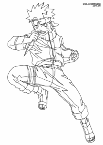 Kolorowanki Naruto