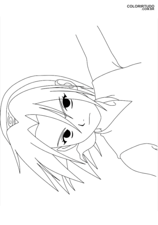 Pagine da colorare di Sakura da stampare