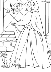Desenho De Barbie Para Pintar