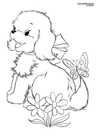 Dibujos de cachorros para imprimir