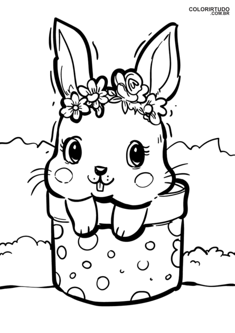 Desenho De Coelho Para Colorir