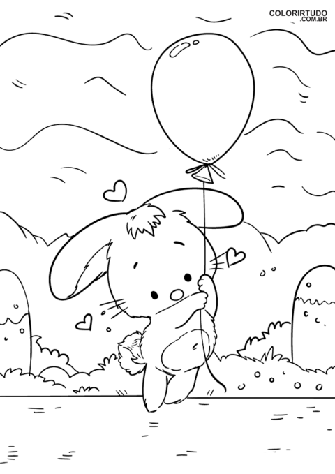 Desenho De Coelho Para Pintura