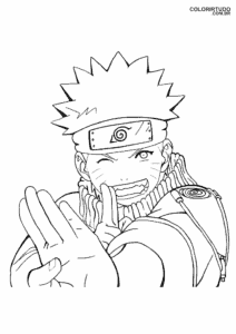 Desenho De Colorir Do Naruto