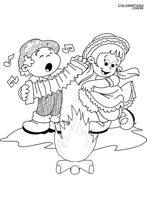 June Festival Coloring Page
