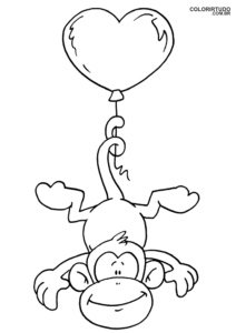 Disegno di scimmia da stampare