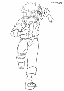 Desenho De Naruto Para Pintar