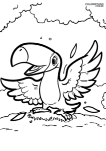 Bird Drawing To Print