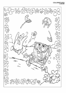 Dibujos para colorear de Bob Esponja