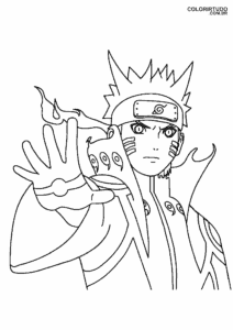 Desenho De Pintar Do Naruto