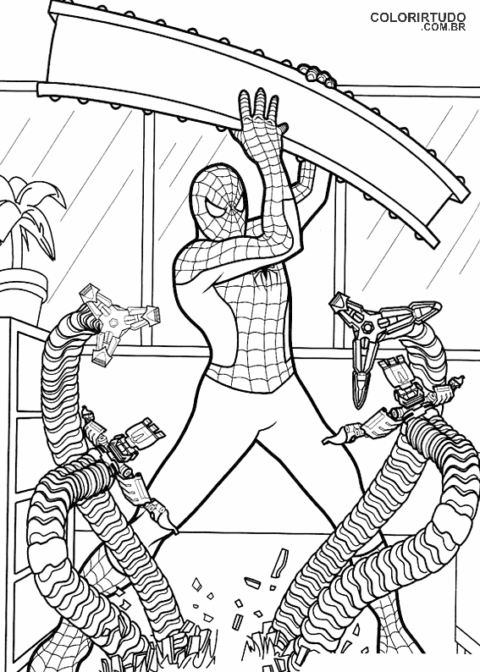 Spiderman Coloring Pages