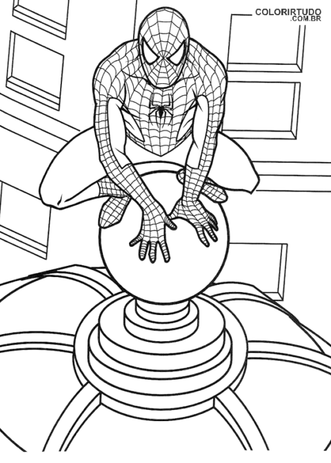 Spiderman Coloring Pages To Print
