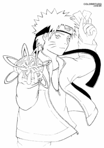 Desenho Naruto Para Pintar