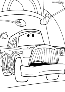 Desenho Para Colorir Carros Disney Chick Hicks