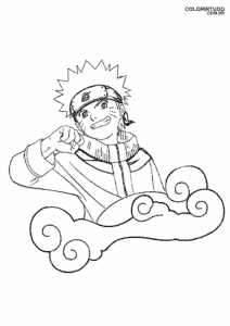 Desenho Para Pintar De Naruto