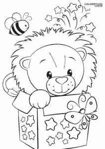 Desenho Para Pintar Kawaii