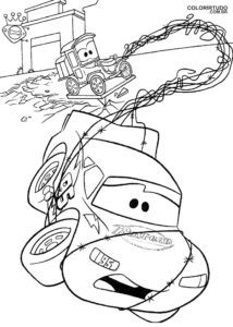 Desenho Para Pintar Mcqueen