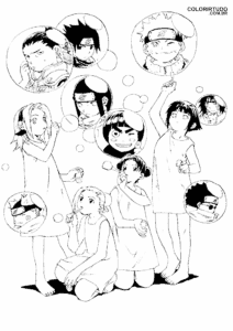 Desenhos De Naruto Shippuden Para Colorir