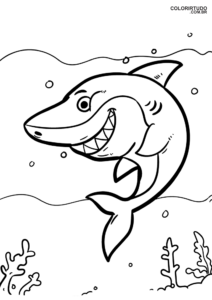 Rysunki rekinów do wydrukowania