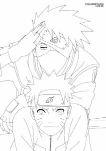 Desenhos Para Colorir E Imprimir Kakashi