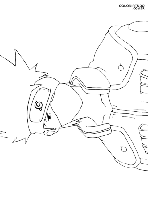 Dibujos para colorear de Kakashi
