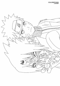 Figura Do Sasuke Com A Marca Do Orochimaru