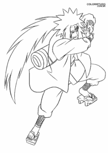 Imagen de Naruto para colorear