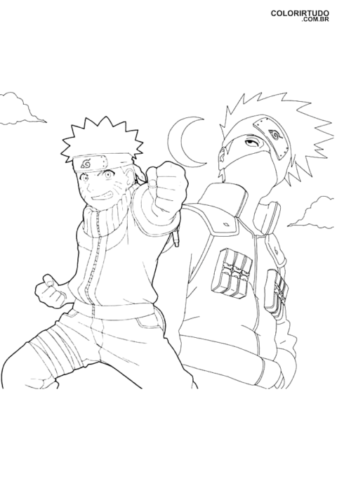 Foto de Kakashi para colorear