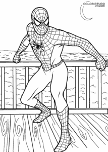 Spiderman Coloring Page