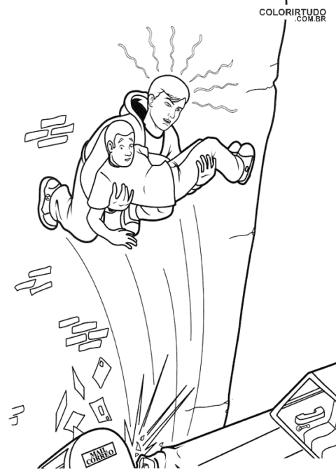 Spiderman Imprimir Colorear Peter Parker