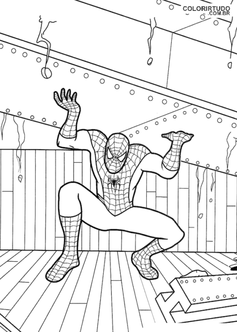 Dibujos para colorear de Spiderman