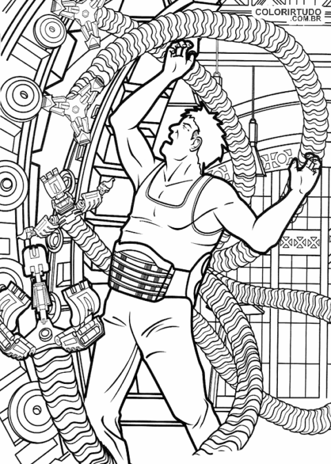 Spiderman Coloring Pages Dr Octopus