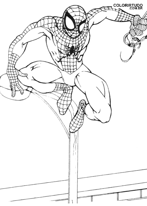 Dibujos para colorear de Spiderman